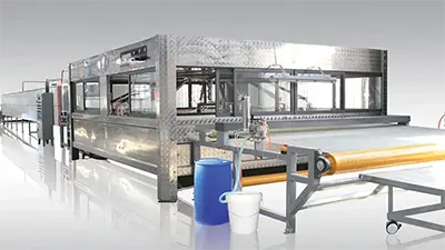 Machines de pulvérisation pour le cuir